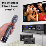 CCF 6000W 4 Channel Optical Coaxial Karaoke Power Amplifier-7