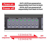 CCF 8+2 Channel Professional Power Sequencer-5