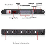CCF 8+2 Channel Professional Power Sequencer-6
