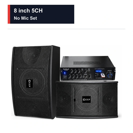 CCF 8 inch 5CH Karaoke Set No Mics-1