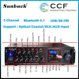 CCF 8 inch 5CH Karaoke Speaker Amplifier Set No Microphones-4