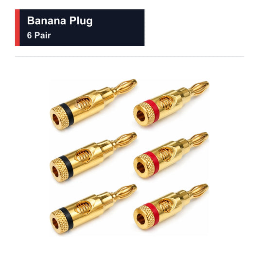 CCF Banana Speaker Plug 6 Pair-1