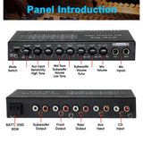 CCF Car 4-Band Parametric Equalizer with Mic Input-12