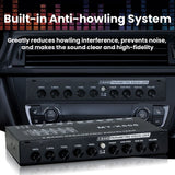 CCF Car 4-Band Parametric Equalizer with Mic Input-9