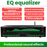 CCF EQ-8000 20-Band Graphic Equalizer Bluetooth Optical Coaxial-3