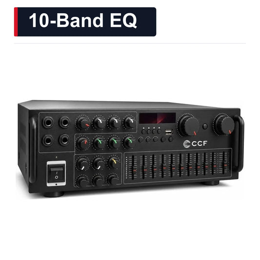 CCF High-Power Bluetooth Stereo Amplifier 10-Band EQ-1
