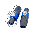 CCF Red Speakon Style Speaker Connector 1PCS-8