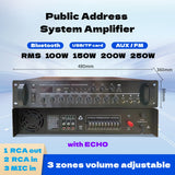 CCF SP-FM Panel 3 Zone Echo Bluetooth PA Amplifier 70V 100V RMS 150W-2
