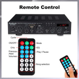 CCF Sunbuck Style 2000W 5 Channel Digital Karaoke Amplifier Black-10