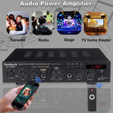 CCF Sunbuck Style 2000W 5 Channel Digital Karaoke Amplifier Black-4