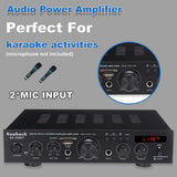 CCF Sunbuck Style 2000W 5 Channel Digital Karaoke Amplifier Black-7