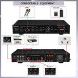 CCF Sunbuck Style 2000W 5 Channel Home Theater Amplifier Gold-10