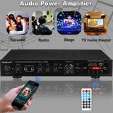 CCF Sunbuck Style 2000W 5 Channel Home Theater Amplifier Gold-5