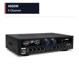 CCF Sunbuck Style 4000W 5 Channel Bluetooth Home Theater Amplifier Black-1