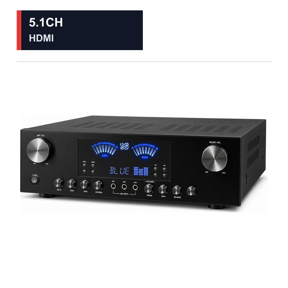 CCF Sunbuck Style 5.1CH Bluetooth Home Theater Amplifier 5.1 HDMI-1