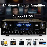 CCF Sunbuck Style 5.1CH Bluetooth Home Theater Amplifier 5.1 HDMI-2