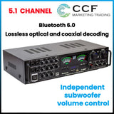CCF Sunbuck Style 5.1CH Optical Coaxial Home Theater Amplifier-3