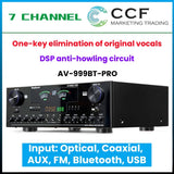 CCF Sunbuck Style 7 Channel Toroidal Bluetooth Karaoke Amplifier Upgrade-2