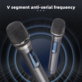 CCF VHF Wireless Dual Handheld Microphone Gold-5