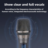 CCF VHF Wireless Dual Handheld Microphone Gold-7