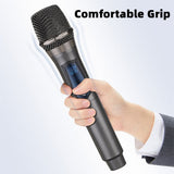 CCF VHF Wireless Dual Handheld Microphone Grey-10