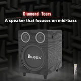 CCF iBass Style 10 inch Active Subwoofer Speaker Bluetooth Optical Coaxial ARC Black-7