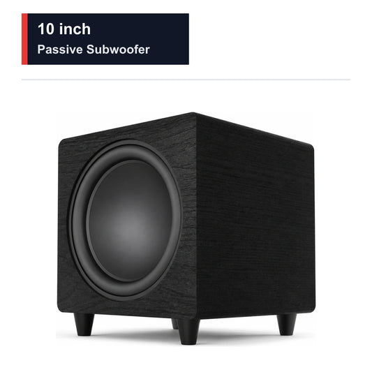 CCF iBass Style 10 inch Passive Subwoofer Speaker Black-1