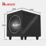 CCF iBass Style 10 inch Passive Subwoofer Speaker Black-2