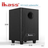 CCF iBass Style 10 inch Passive Subwoofer Speaker Black-7