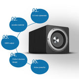 CCF iBass Style 6.5 inch Active Subwoofer Speaker Black-5