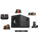 CCF iBass Style 6.5 inch Active Subwoofer Speaker Black-6