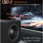 CCF 10 inch 2.1 Active Subwoofer Maple-8