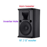 CCF 12 inch Crisp Sound Karaoke Speaker 1 Pack-5
