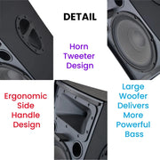 CCF 12 inch Passive Karaoke Speaker 1 Pack-6