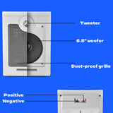 CCF 4 inch White Wall Mounted PA Speaker-8