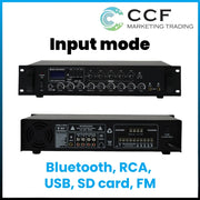 CCF 5 Zone 70V 100V PA Amplifier RMS 500W-6