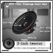 CCF 6.5 inch Passive Karaoke Speaker Pair-9