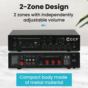 CCF 60W 2 Zone Bluetooth PA Amplifier-6