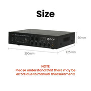 CCF 60W 2 Zone Bluetooth PA Amplifier-7