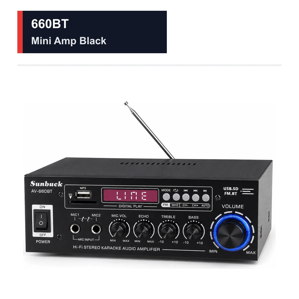 CCF 660BT Mini Bluetooth Amplifier Black-1