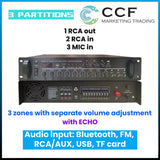 CCF 70V 110V 5 inch Wall Speaker PA System Set 5 Speakers-5