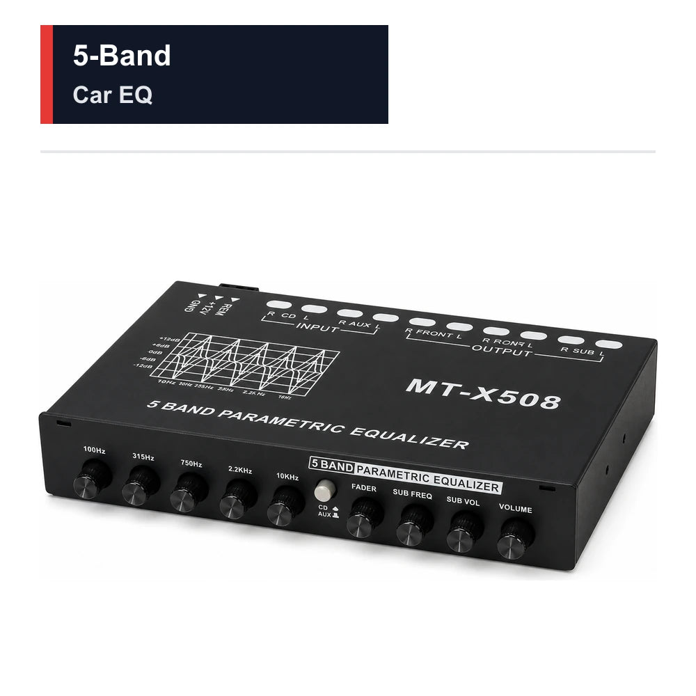 CCF Car 5-Band EQ Pre-Amplifier-1