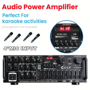 CCF High-Power Bluetooth Stereo Amplifier 10-Band EQ-4