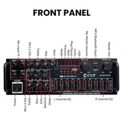 CCF High-Power Bluetooth Stereo Amplifier 10-Band EQ-7