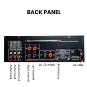 CCF High-Power Bluetooth Stereo Amplifier 10-Band EQ-8