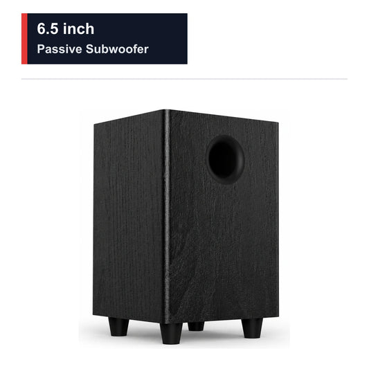 CCF iBass Style 6.5 inch Passive Subwoofer Speaker Black-1