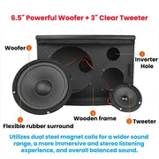 CCF Standard 6.5 inch Passive Karaoke Speaker Pair-6