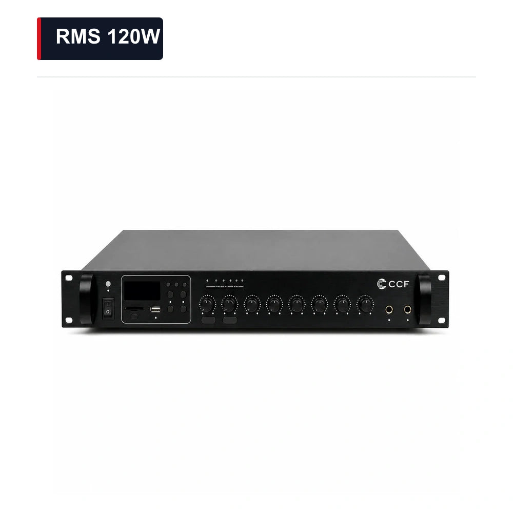 CCF 2 Zone 70V 100V PA Amplifier RMS 120W main image RMS 120W