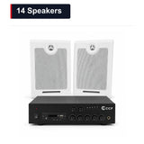 CCF 6.5 inch Wall Speaker PA System 14 Speakers main image 14 Speakers xlarge