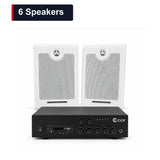 CCF 6.5 inch Wall Speaker PA System 6 Speakers main image 6 Speakers xlarge